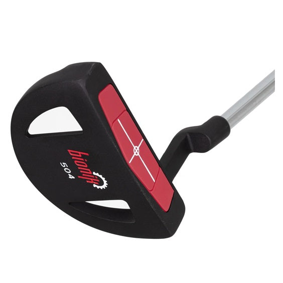 Red Mallet putter with telescopic shaft